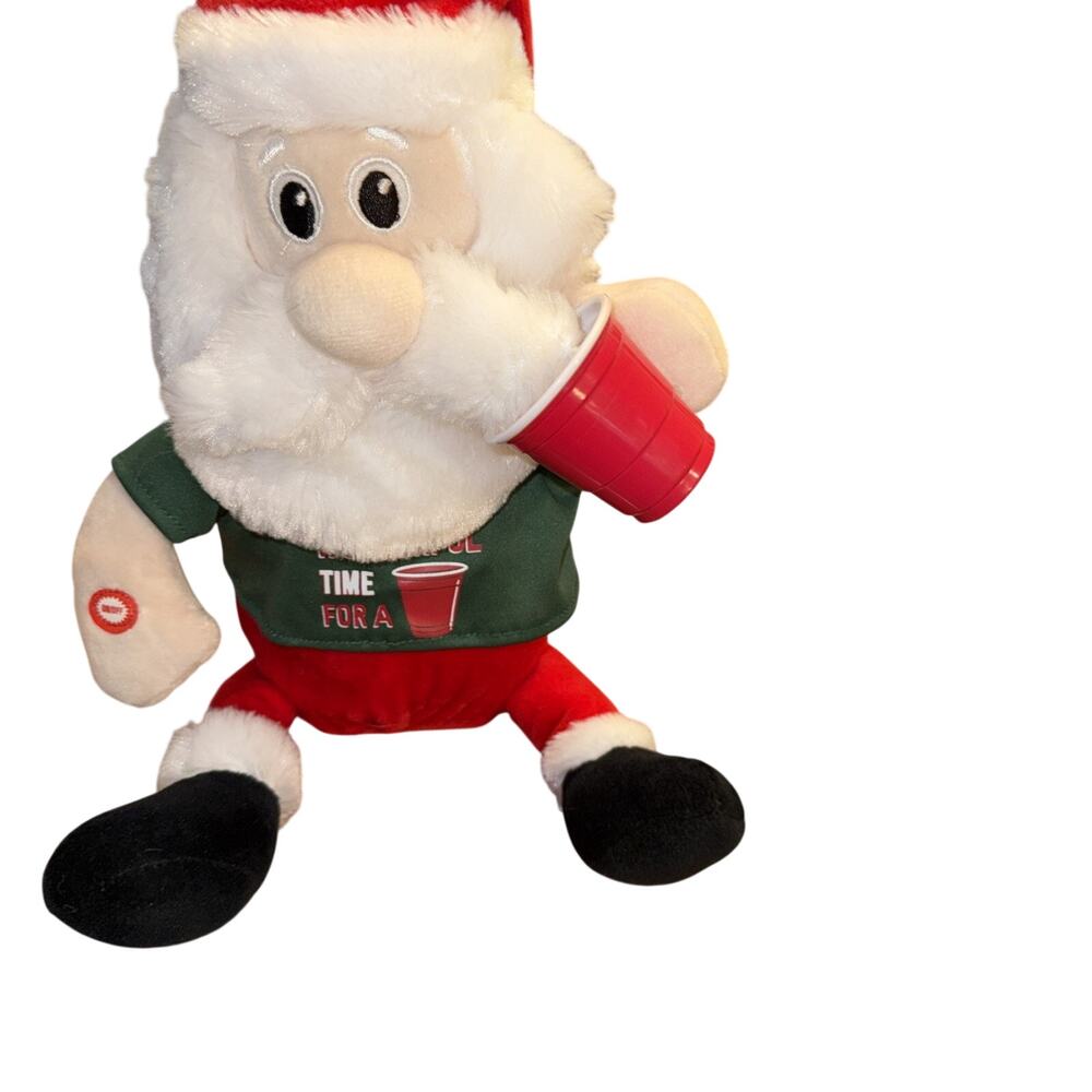 Santa Dancing Animated DJ Figure Sings Red Solo Cup Works